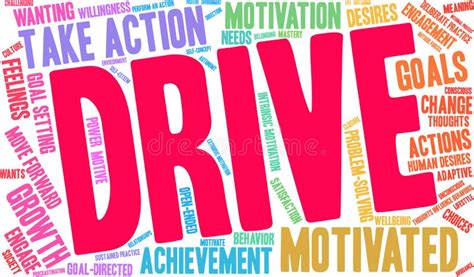 drive word cloud stock vector illustration  choices