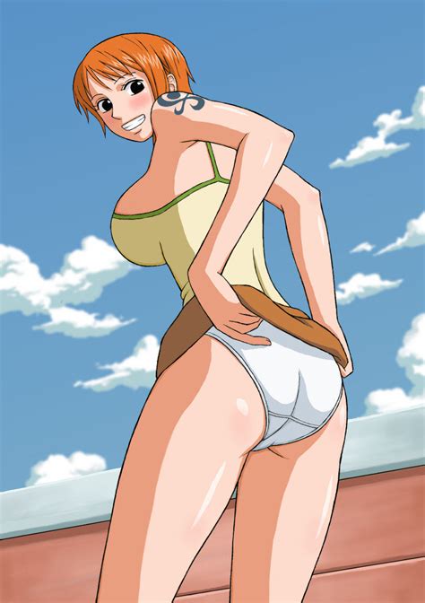 X Bokkis Going Merry Nami One Piece One Piece 1girl Ass Breasts