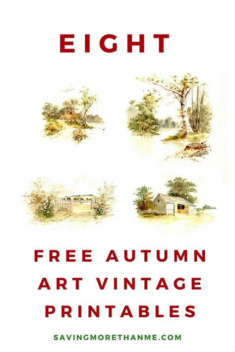 eigh  autumn art vintage printables fall autumn