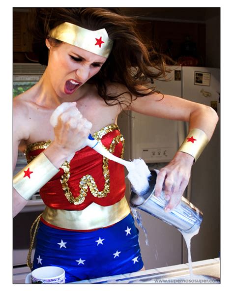 kitchen bitch wonder woman cosplay superheroes