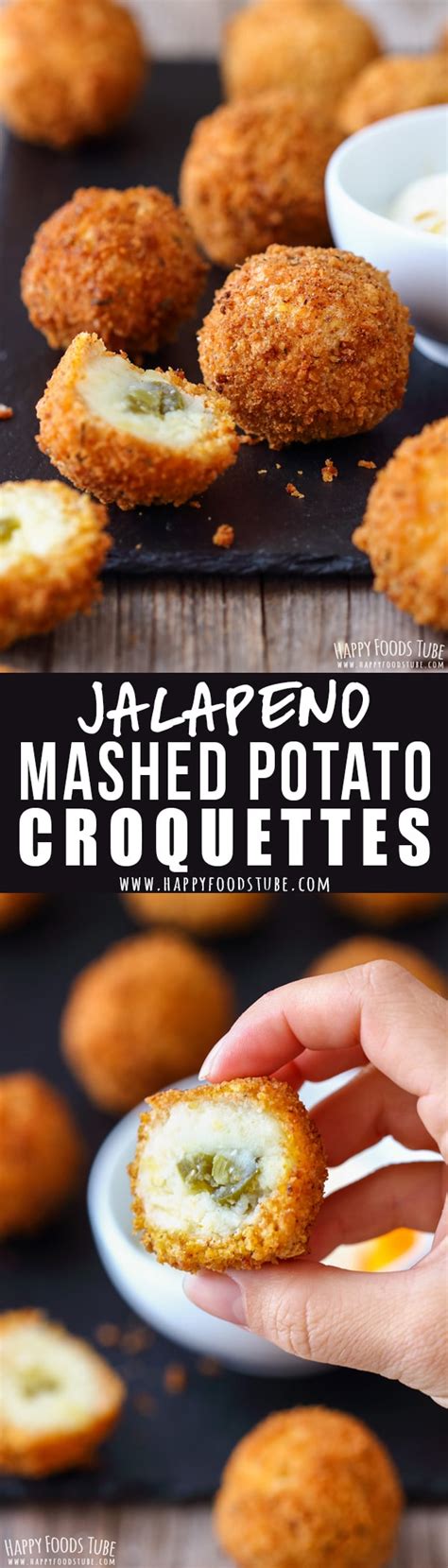 jalapeño mashed potato croquettes happy foods tube