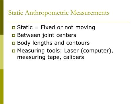 ppt anthropometry powerpoint presentation free download