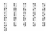 Alphabet Braille Coloring Pages sketch template