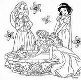 Princesas sketch template