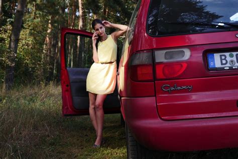 saucy coco kiss gets fucked hard next to a red car 1 of 1