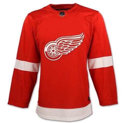 detroit red wings adidas authentic red jersey detroit city sports