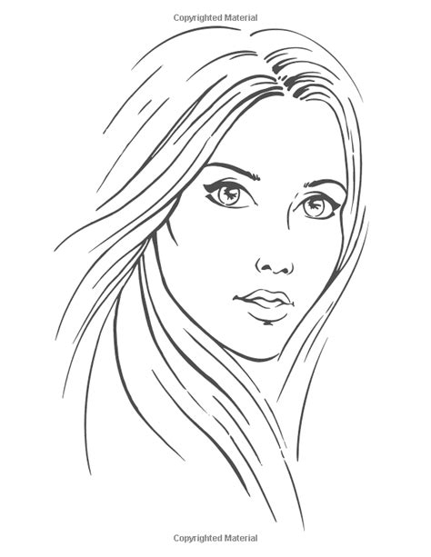 coloring pages  womens faces  month quotes  prayers