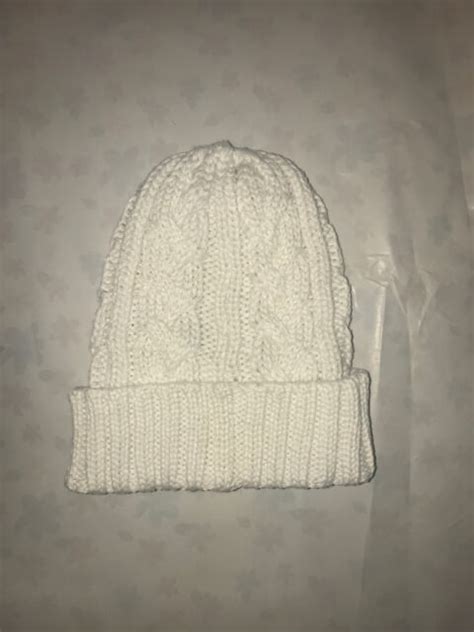 knit beanie  pom ebay