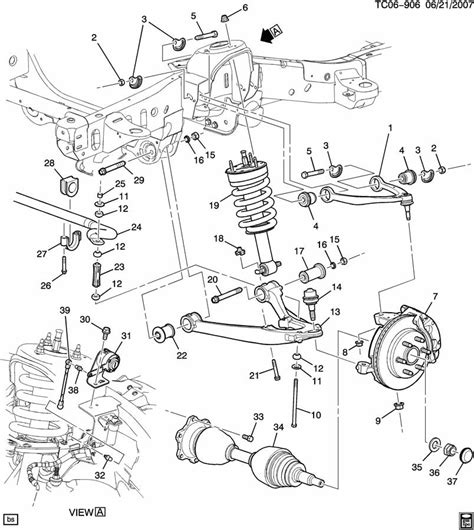 chevy tahoe front  body parts diagram