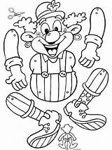 Hampelmann Clown Dasmalbuch Fasching Kostenlos Coloring Ausdrucken Puppets Puppet Karneval Bastelvorlagen Zirkus Besten Articulated Einzigartig Circus Ausmalen Handwerk Kindern Circo sketch template