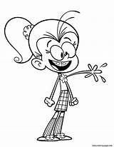Loud House Coloring Pages Luan Printable Book sketch template