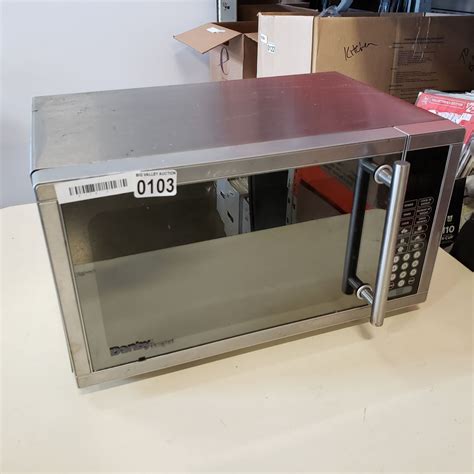 danby designer stainless microwave