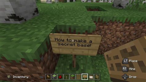 How To Build A Simple Minecraft Secret Base Youtube