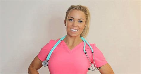 ‘world s hottest nurse sets hearts racing among 3 6 million followers