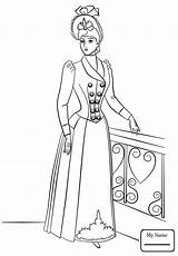 Coloring Pages Victorian Fashion Girls Model Printable Era Victoria Adults History Getdrawings Queen Print Drawing Categories Colorings sketch template