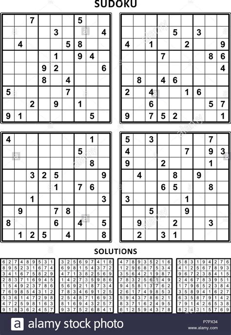 printable sudoku   page  answers sudoku printable  sudoku