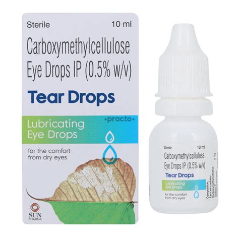 tear drops eye drops  dosage side effects price composition