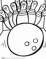 Bowling Printable Coloring Pages Coolest Printables Kids Color Sheets Party Ball Colouring Pins Print Alley Girl Go Sports Kp Clipart sketch template