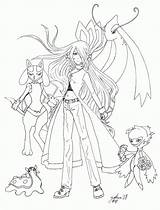 Pokemon Cynthia Coloring Pages Sinnoh Shinra Champion Sakura Deviantart Popular sketch template