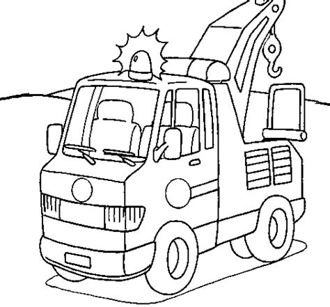 tow truck coloring page coloringcrewcom