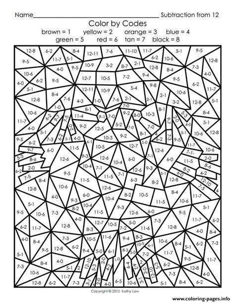 printable color  number  adults coloring pages printable