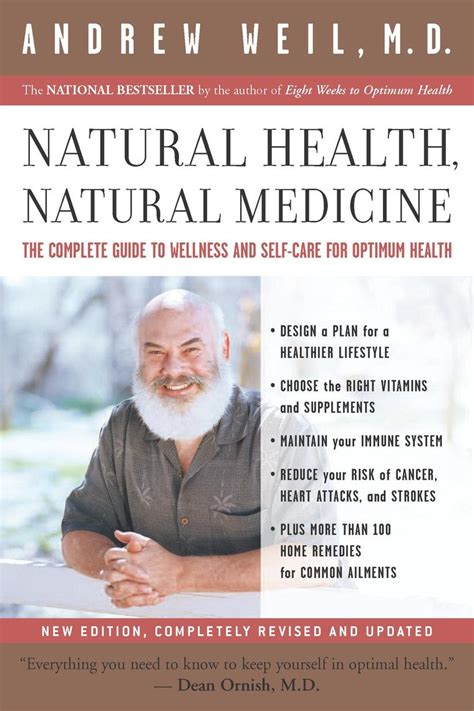 natural health natural medicine by andrew t weil book