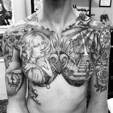 27 Bold Unique Chest Tattoo Ideas For Men 2000 Daily