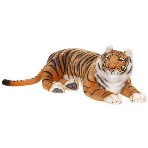 bengal tiger large stuffed animal plush tiger statue hansa toys