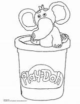 Doh Play Coloring Pages Color Kids Printable Happy Getcolorings Elephant Holiday Print sketch template