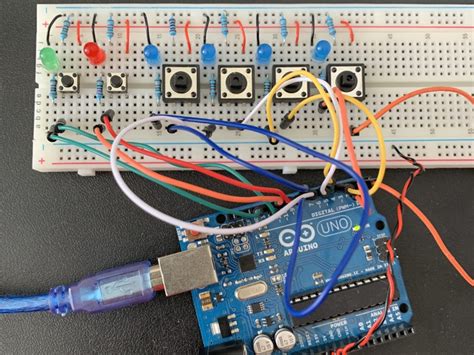 record  push button sequence  arduino learn robotics
