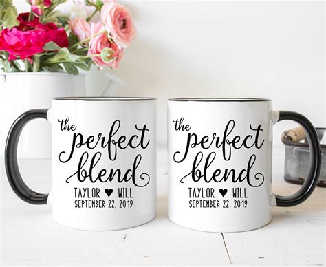 personalized coffee mug custom coffee cup wedding mug engagement