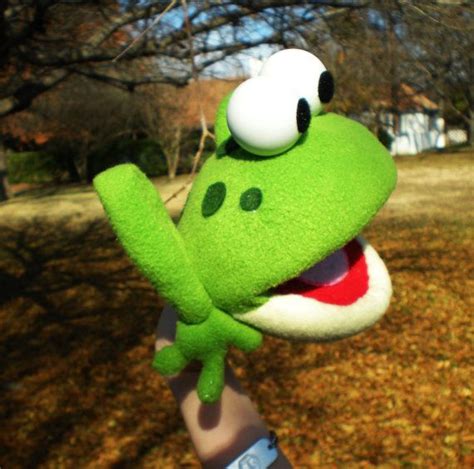 green frog hand puppet  blankpuppets  etsy  hand puppets