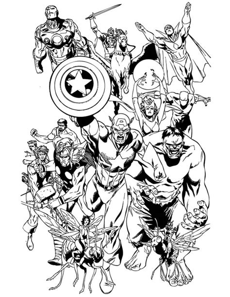 avengers coloring page  print  coloring pages