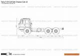 Tatra Chassis 6x6 Cab V2 Preview Templates Template sketch template