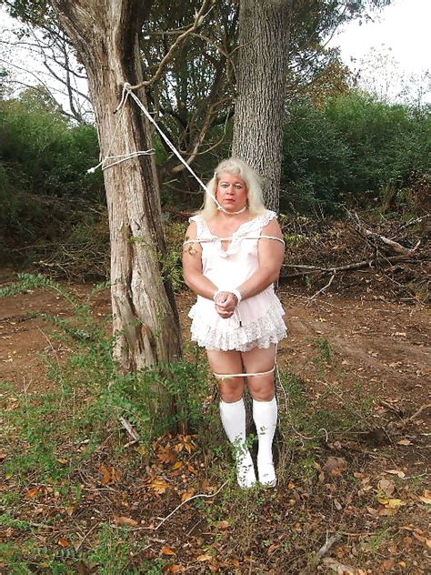 Sissy Male Pansy Tied To A Tree In Public 28 Pics Xhamster