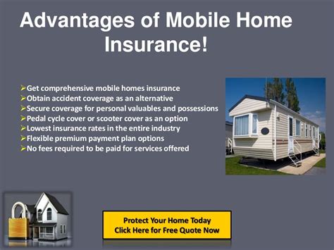 mobile home insurance quotes   cheapest rates  manufactur