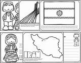 Iran sketch template