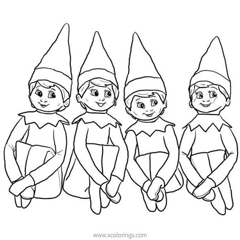 elf   shelf wordsworth skating coloring pages xcoloringscom