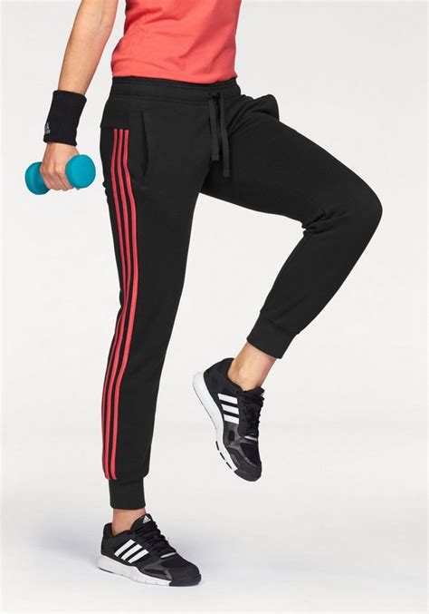 adidas performance jogginghose essentials  stripes pant cuffed