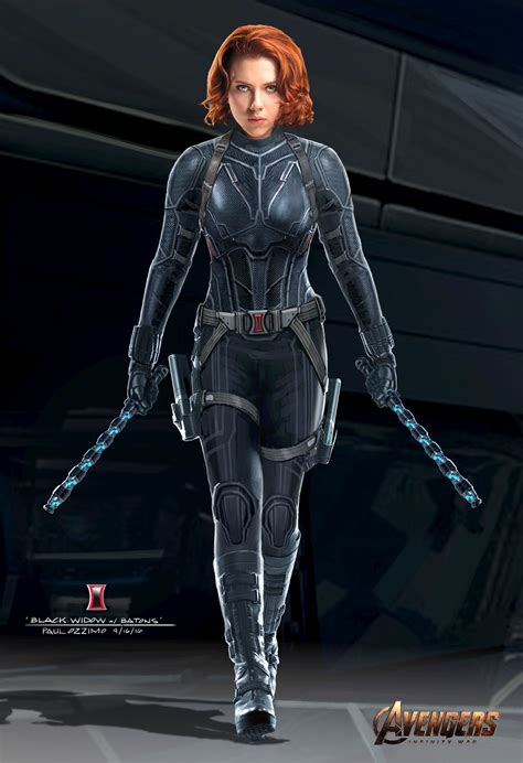 Artstation Avengers Infinity War Black Widow With