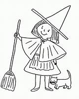 Witch Coloring Pages Witches Halloween Printable Color Cartoon Kids Print Hat Popular Sheets Coloringhome Choose Board Preschool sketch template