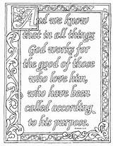 Romans Scripture Psalm Illuminated sketch template