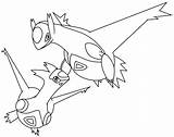 Latios Latias Sinnoh Coloringhome Ilmu Berbagi Pokémon Lineart Alola Pencil Divyajanani sketch template