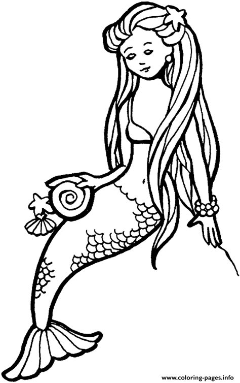 beautiful mermaid disney princess sf coloring pages printable