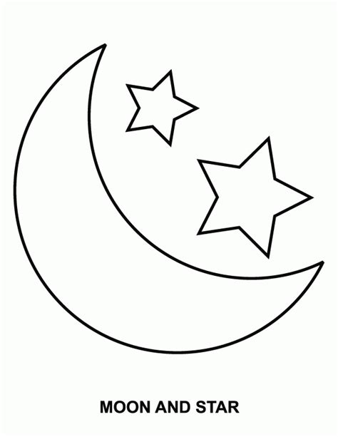coloring pages  moon coloring home