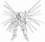 Gundam Domestika sketch template