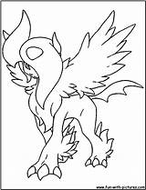 Pokemon Mega Coloring Pages Absol Charizard Ex Garchomp Printable Color Print Getcolorings Library Clipart Pag Comments Popular Coloringhome sketch template