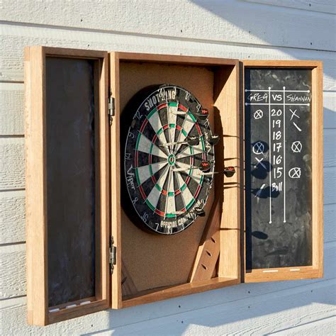 build  dartboard cabinet family handyman