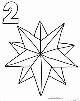 Christmas Star Coloring Pages Countdown Printable Drawing Starburst Shooting Tree Print Flower Cartoon Stars Nautical Getcolorings Color Lily Pad Clipart sketch template