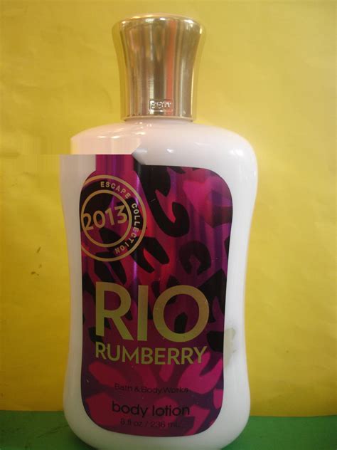 bath and body works rio rumberry lotion large full size